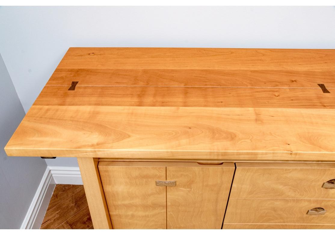 Exceptional Sideboard By Kevin Kopil From The Floating World Collection In Fair Condition For Sale In Bridgeport, CT