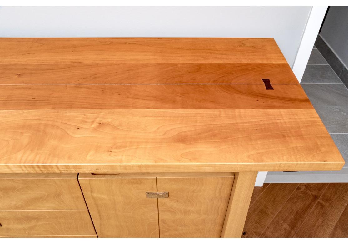 Contemporary Exceptional Sideboard By Kevin Kopil From The Floating World Collection For Sale