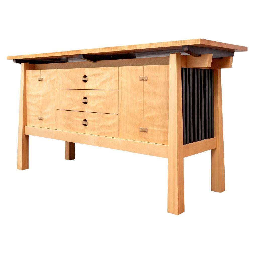 Exceptional Sideboard By Kevin Kopil From The Floating World Collection For Sale