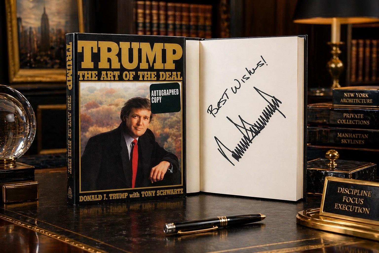 Exceptional Signed Donald Trump: The Art of the Deal, 1987 First