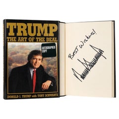 Exceptional Signed Donald Trump: The Art of the Deal, 1987 First Edition