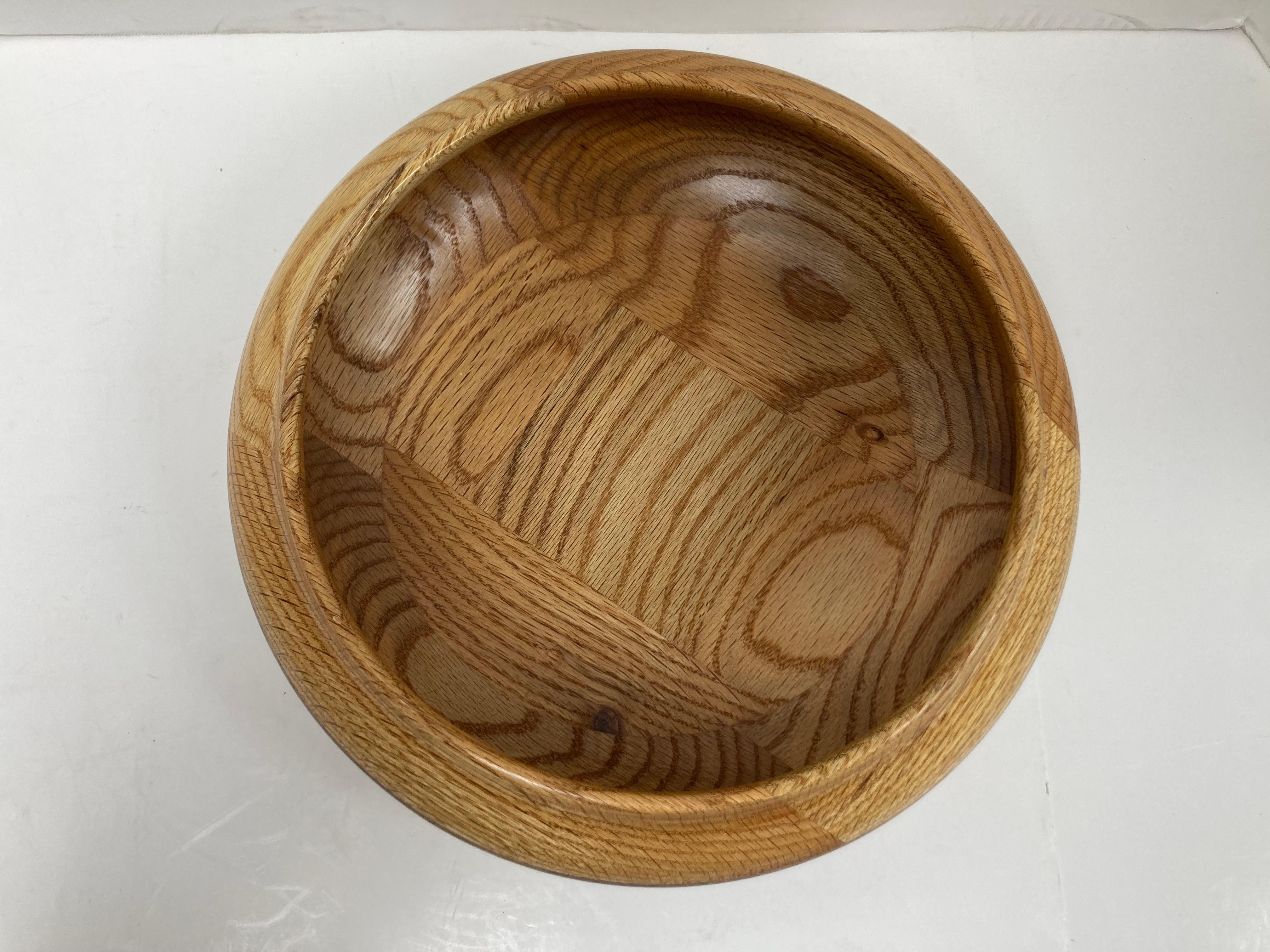 Turned Exceptional Signed Mixed Wood Bowl New Mexico For Sale