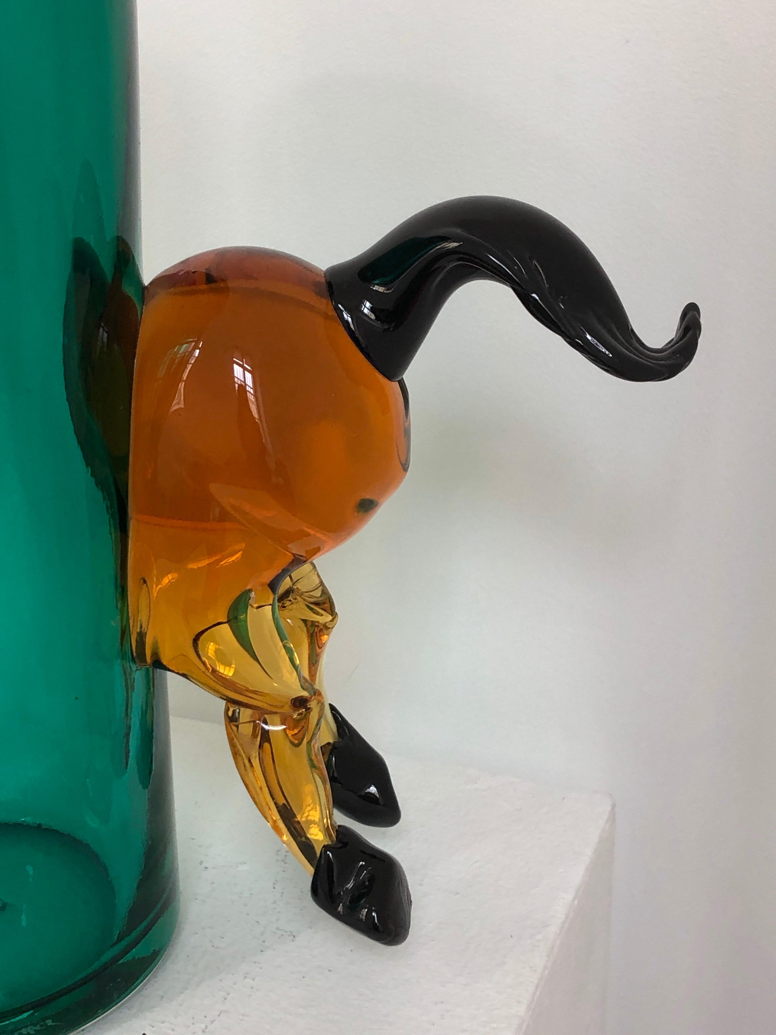 Exceptional Silvano Signoretto Horse Sculpture Vase, Murano, 1960s 9