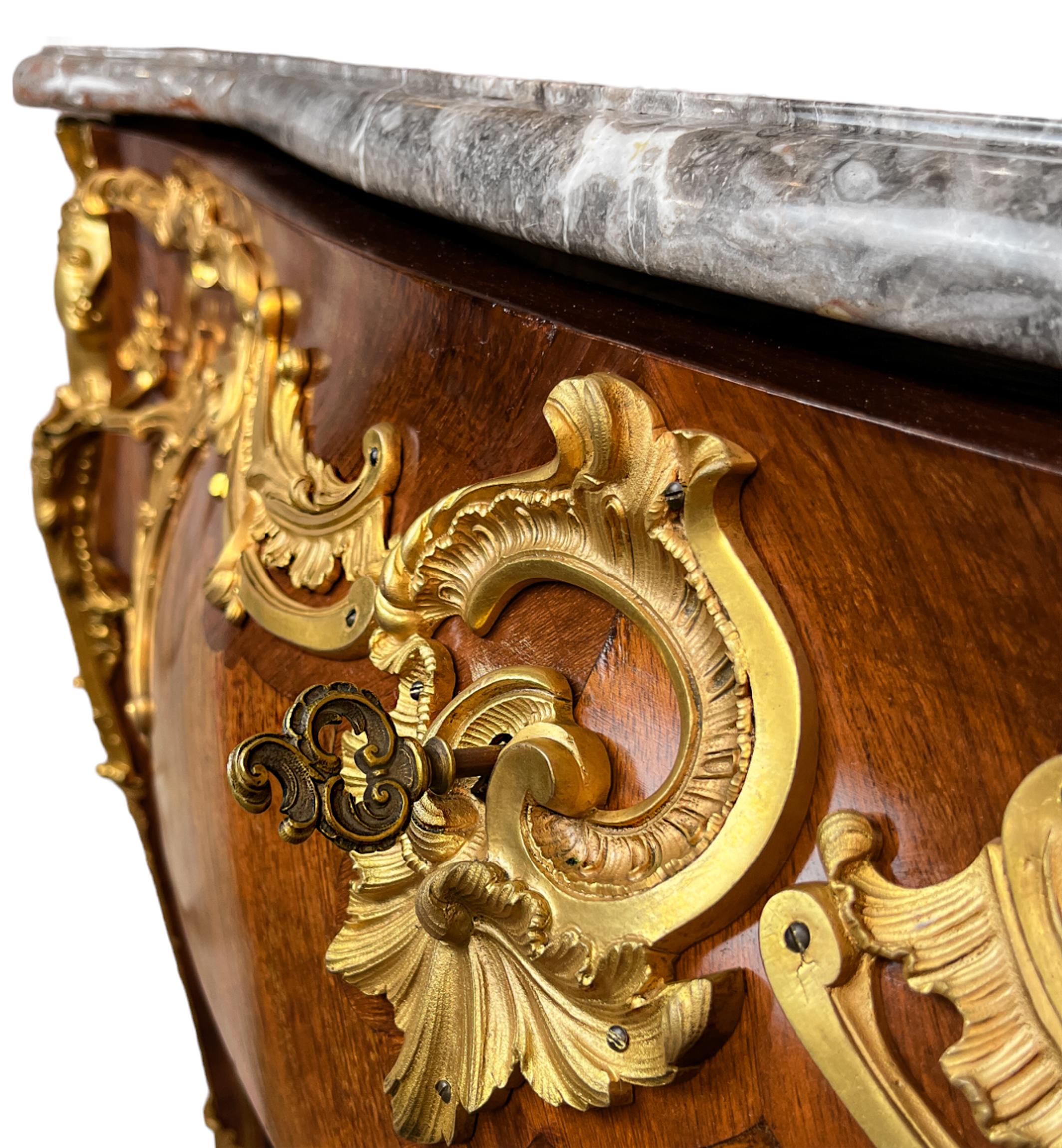 Eccezionale commode in palissandro a tema Singerie di Zwiener in vendita 2