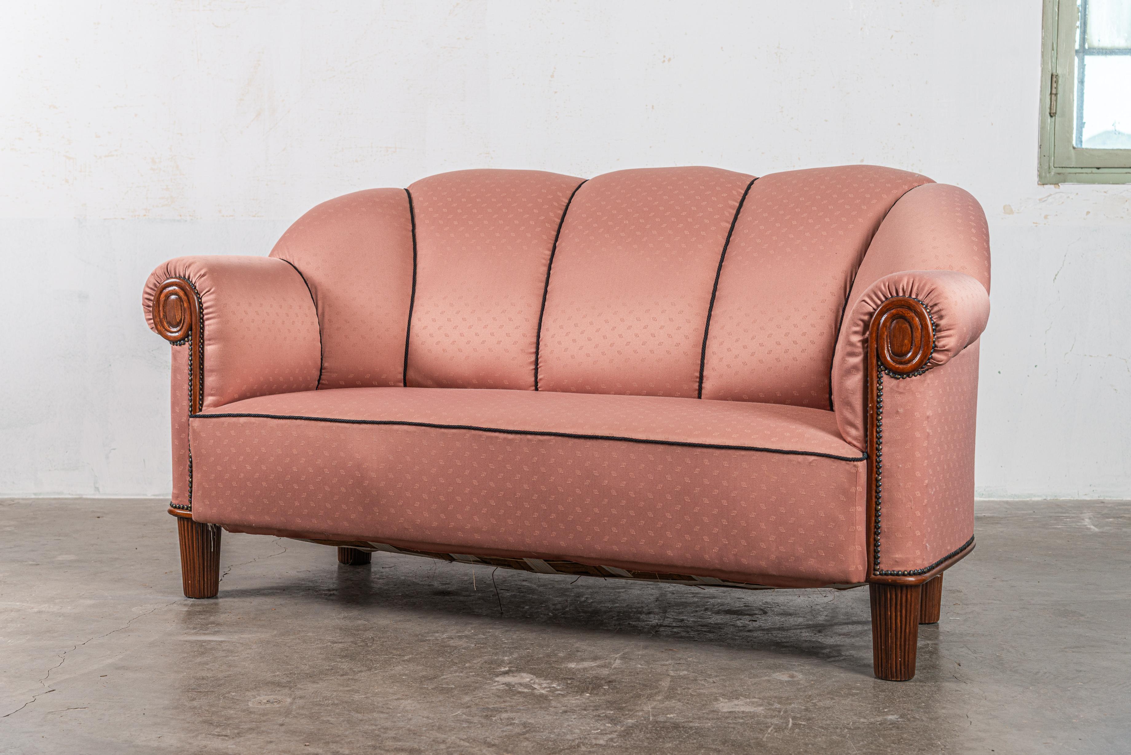 Exceptionnel canapé d'Otto Prutscher pour Thonet 1919 en vente 1