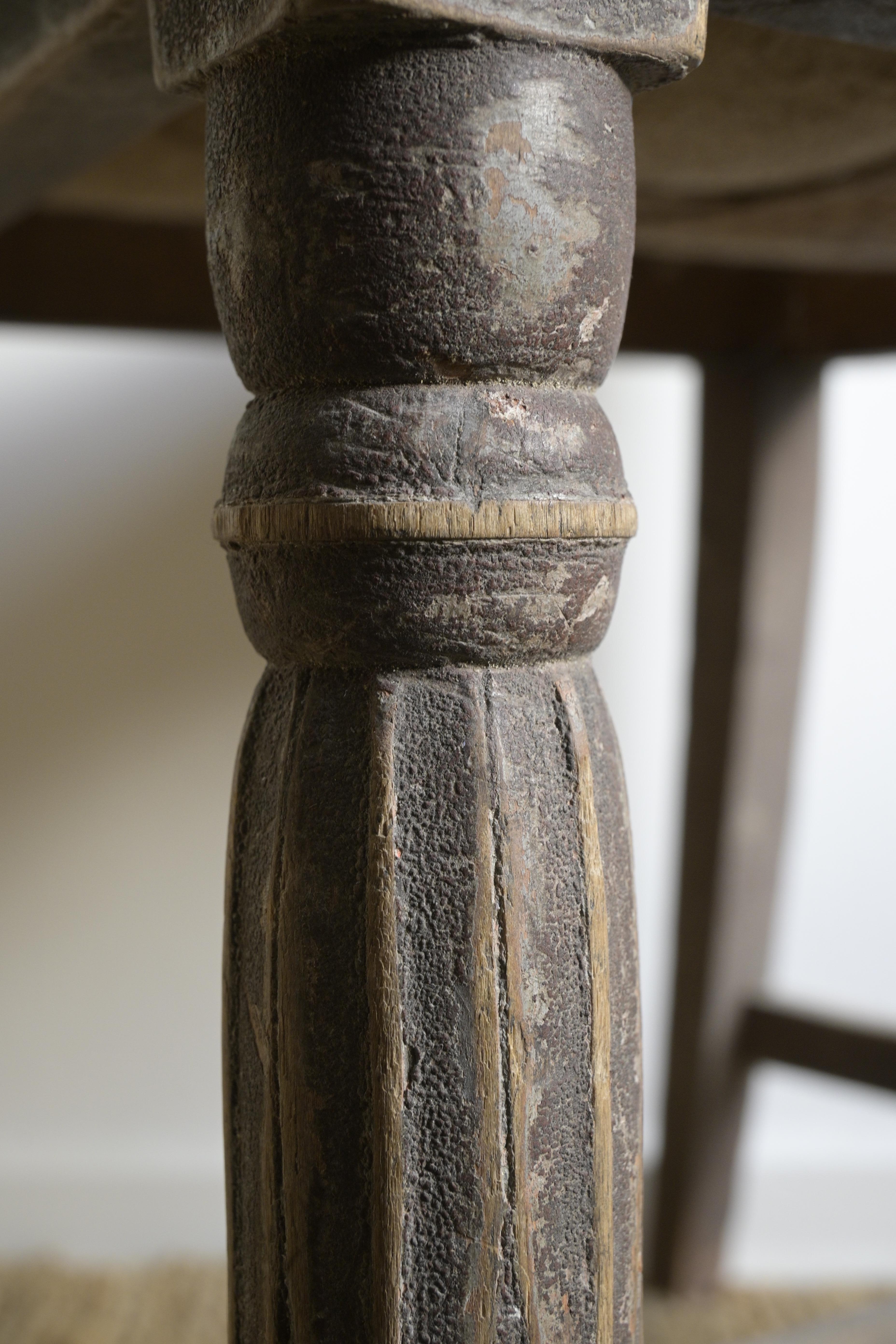 Cuir Exceptionnelle chaise solitaire : Un bellman suédois, vers 1830 en vente