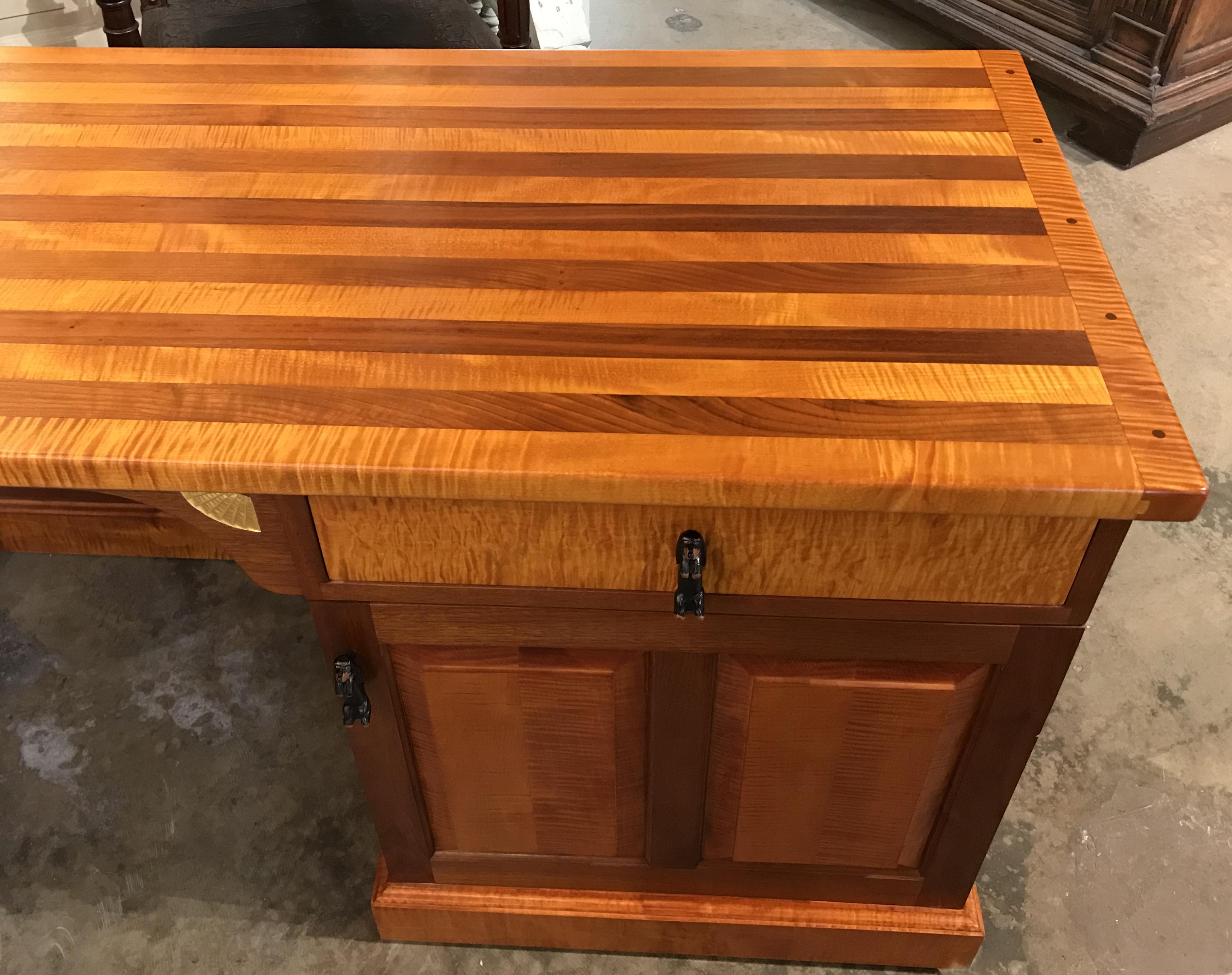 tiger maple desk
