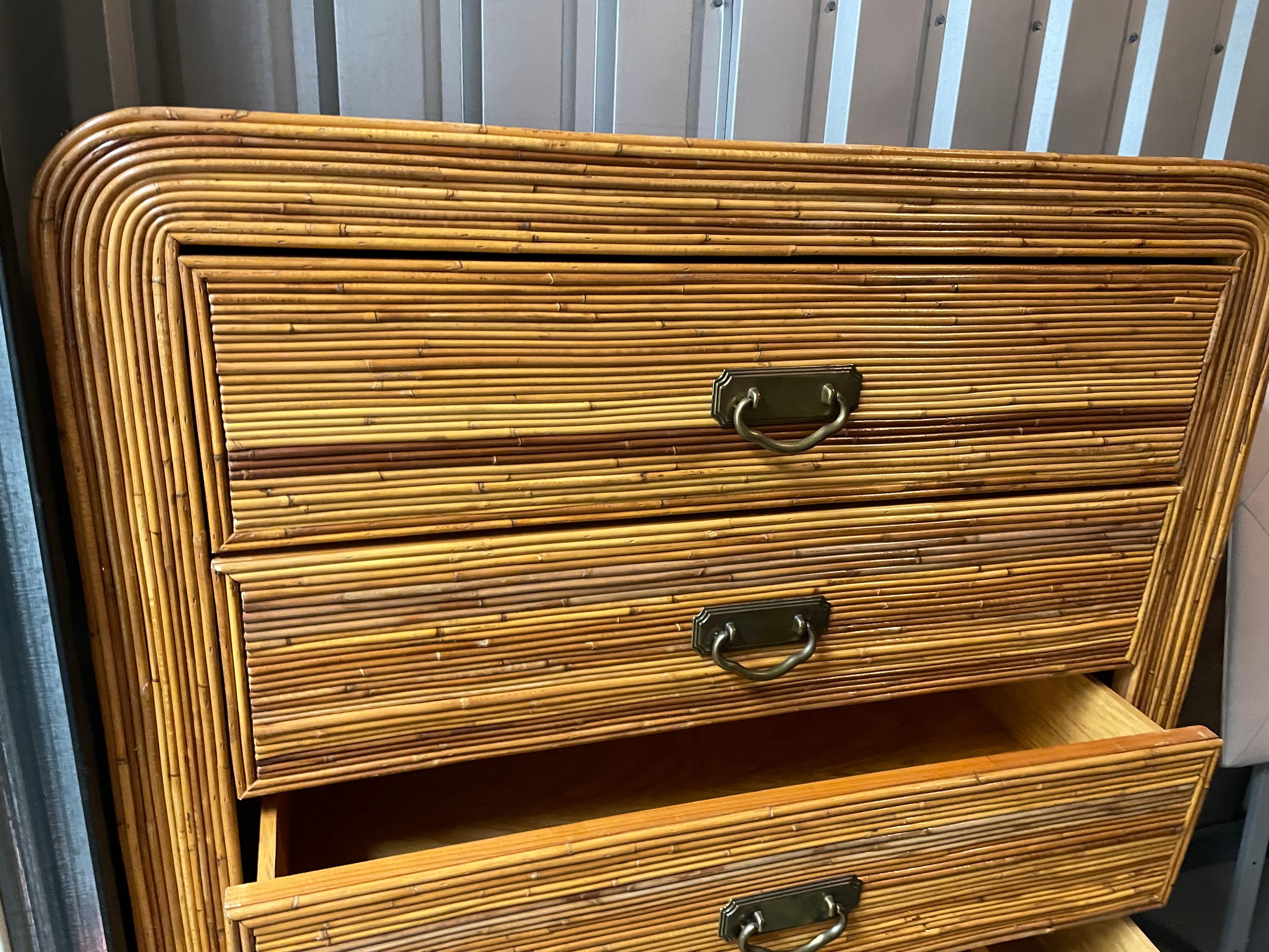 bamboo chests of drawers