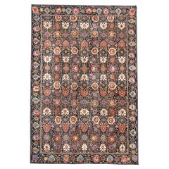 Außergewöhnlicher Teppich im Sultanabad-Stil mit durchgängigem Gittermuster
