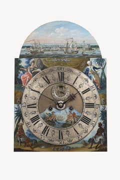 Exceptional Surinam-Themed Amsterdam Long-Case Clock