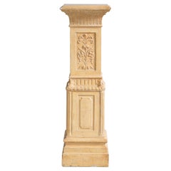Exceptional Swedish 19th Century Empire Plaster Column