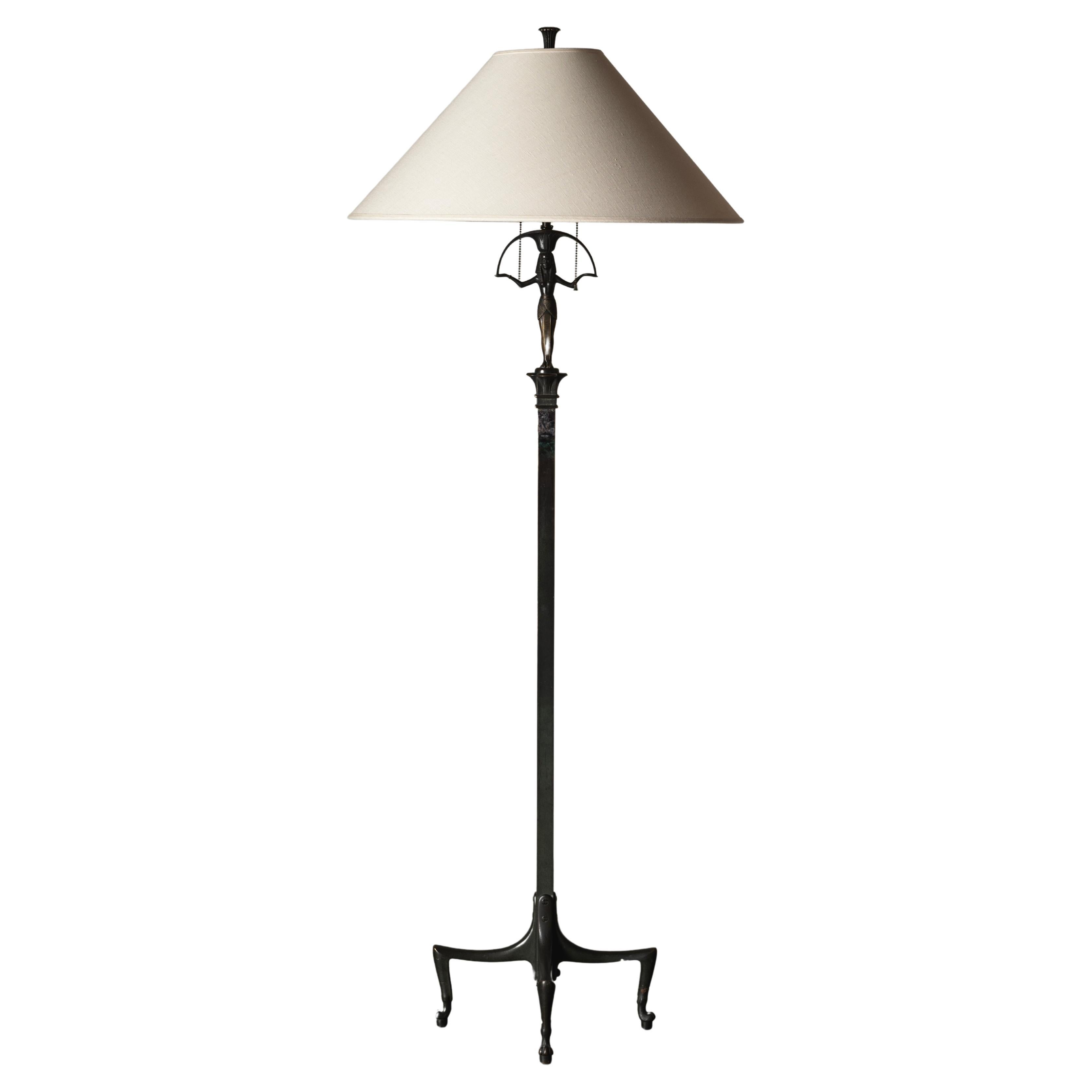 Exceptional Swedish Art Deco Floor Lamp  For Sale