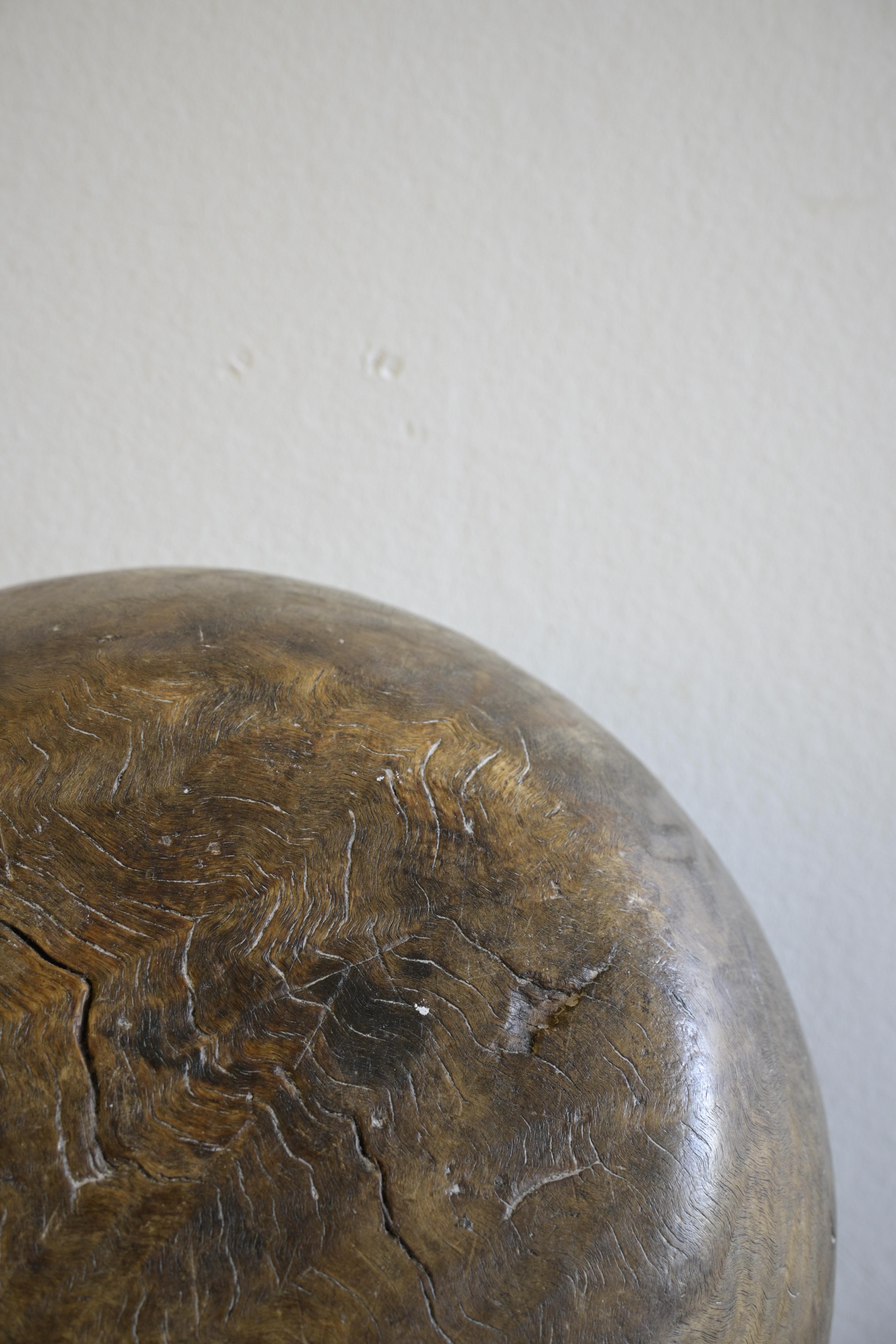 Exceptional Swedish birch burl Bowl ca 1750 For Sale 2