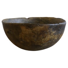 Exceptionnel bol suédois en ronce de bouleau, vers 1750