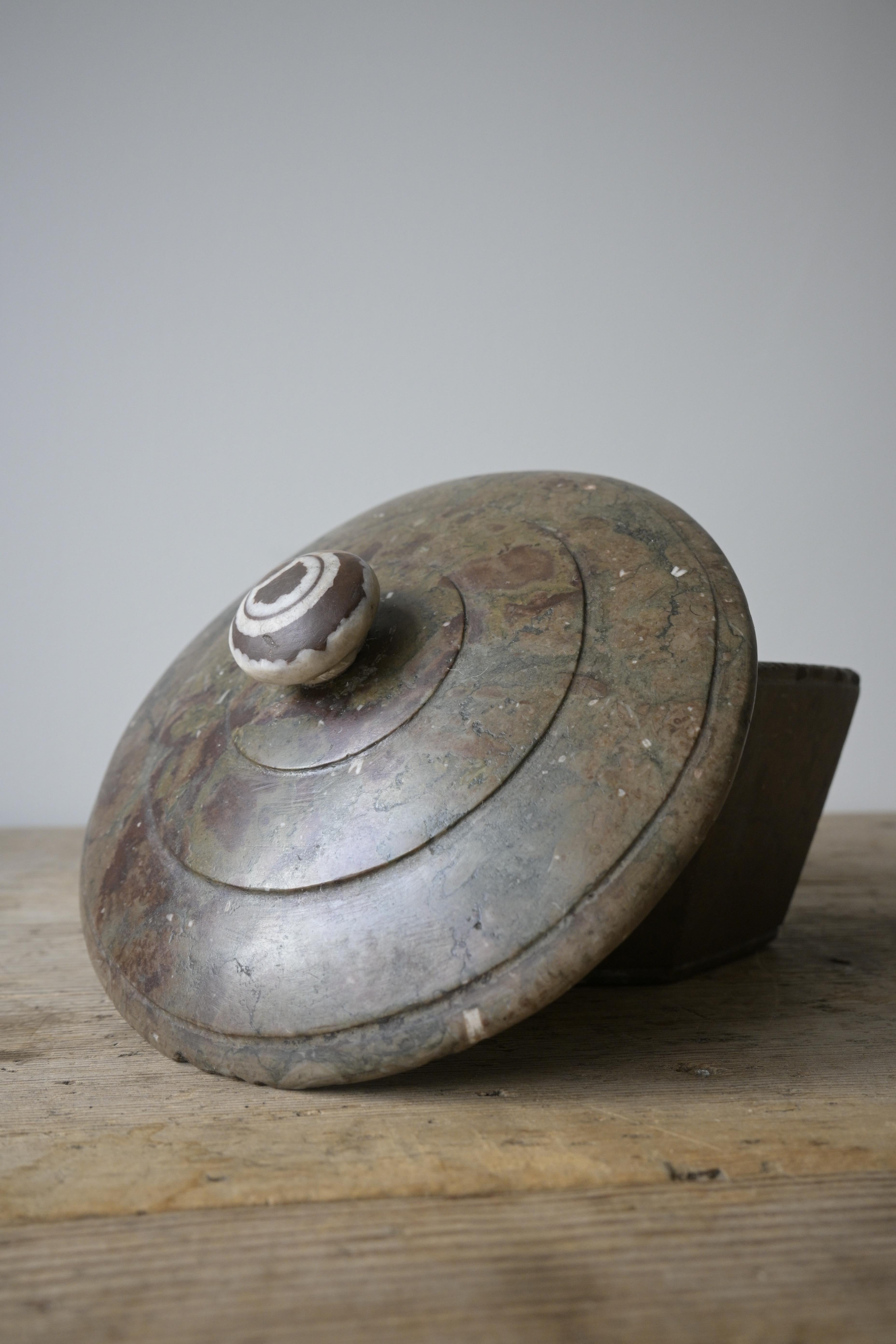 Limestone Exceptional Swedish Butter Box ca 1700-1830