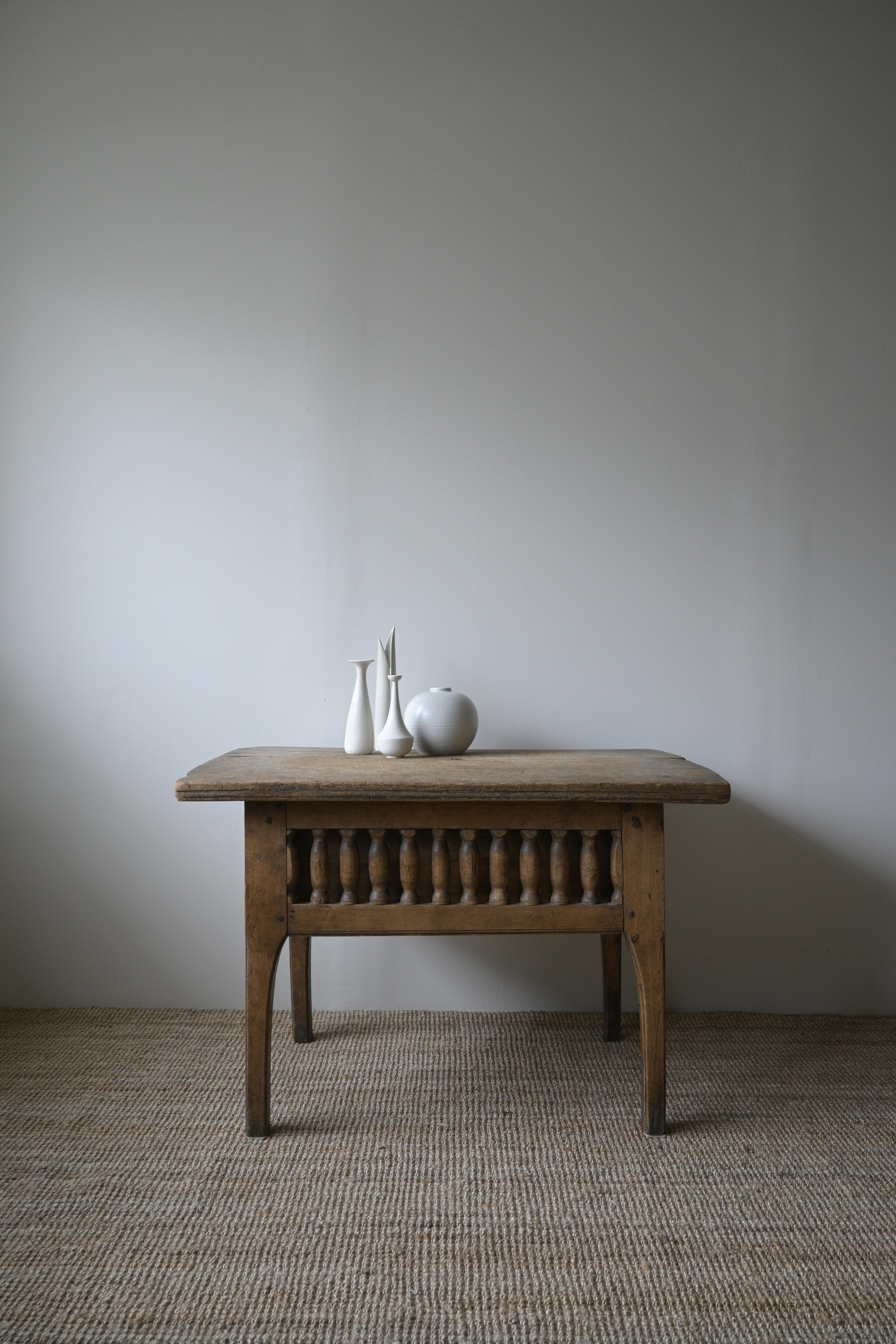 Hand-Carved Exceptional Swedish Console Table ca 1750 For Sale