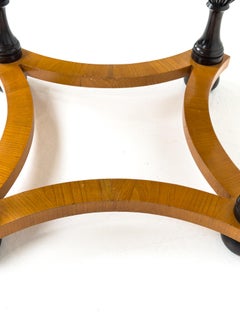 Exceptional Swedish Grace Marquetry Table by Birger Ekman for Mjölby Intarsia