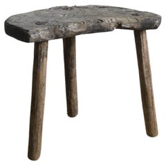 Exceptional Swedish/Norwegian Birch Stool, circa 1760