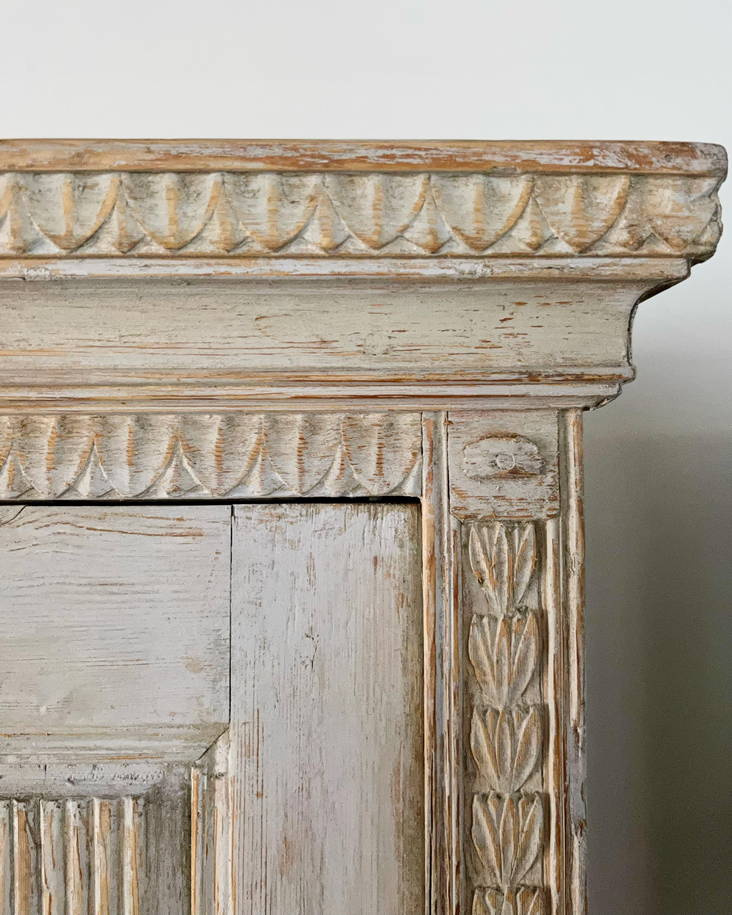 Wood Exceptional Swedish Period Gustavian Cabinet