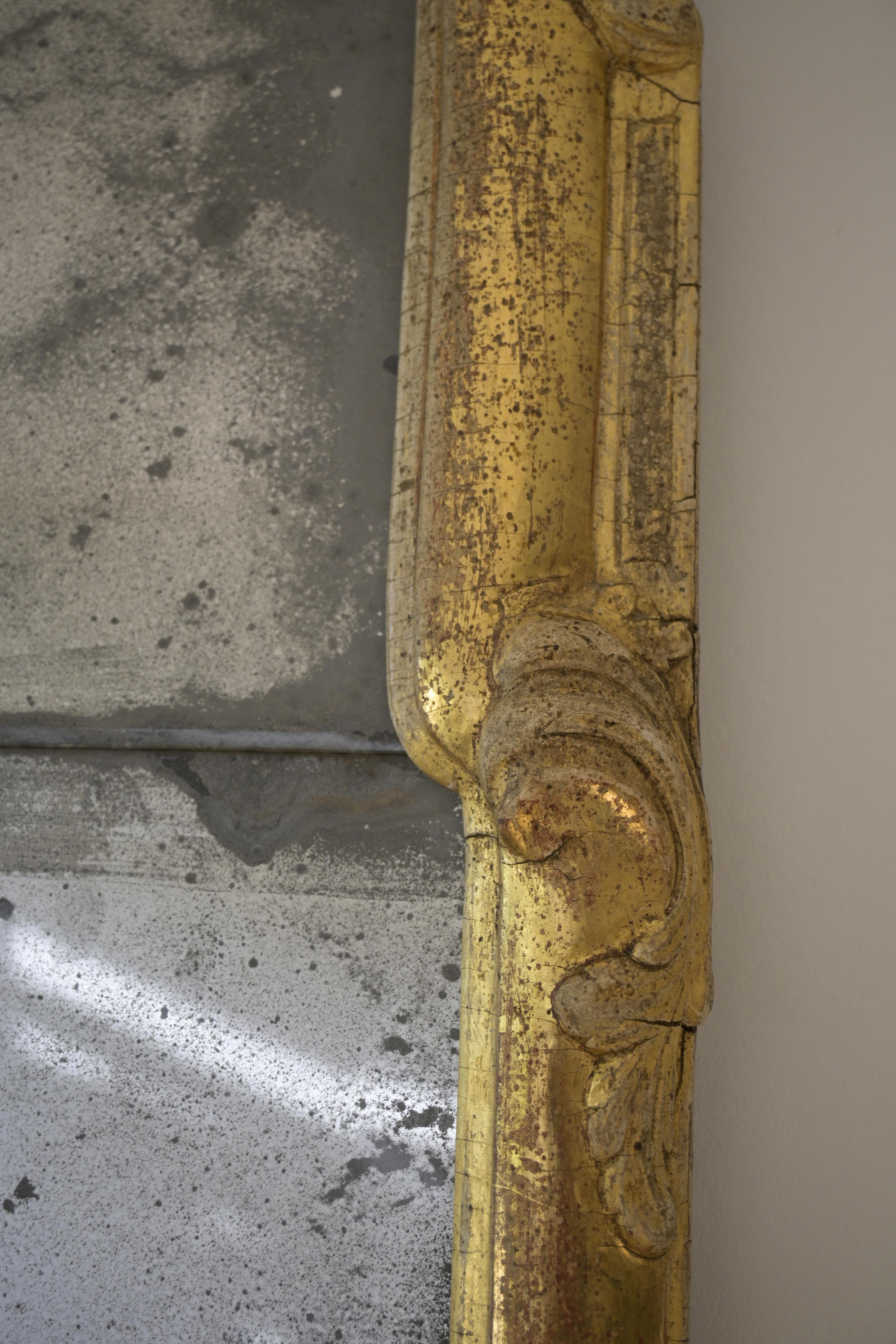 Machiche Exceptional Swedish Stockholm-produced Rococo Mirror circa 1760 For Sale