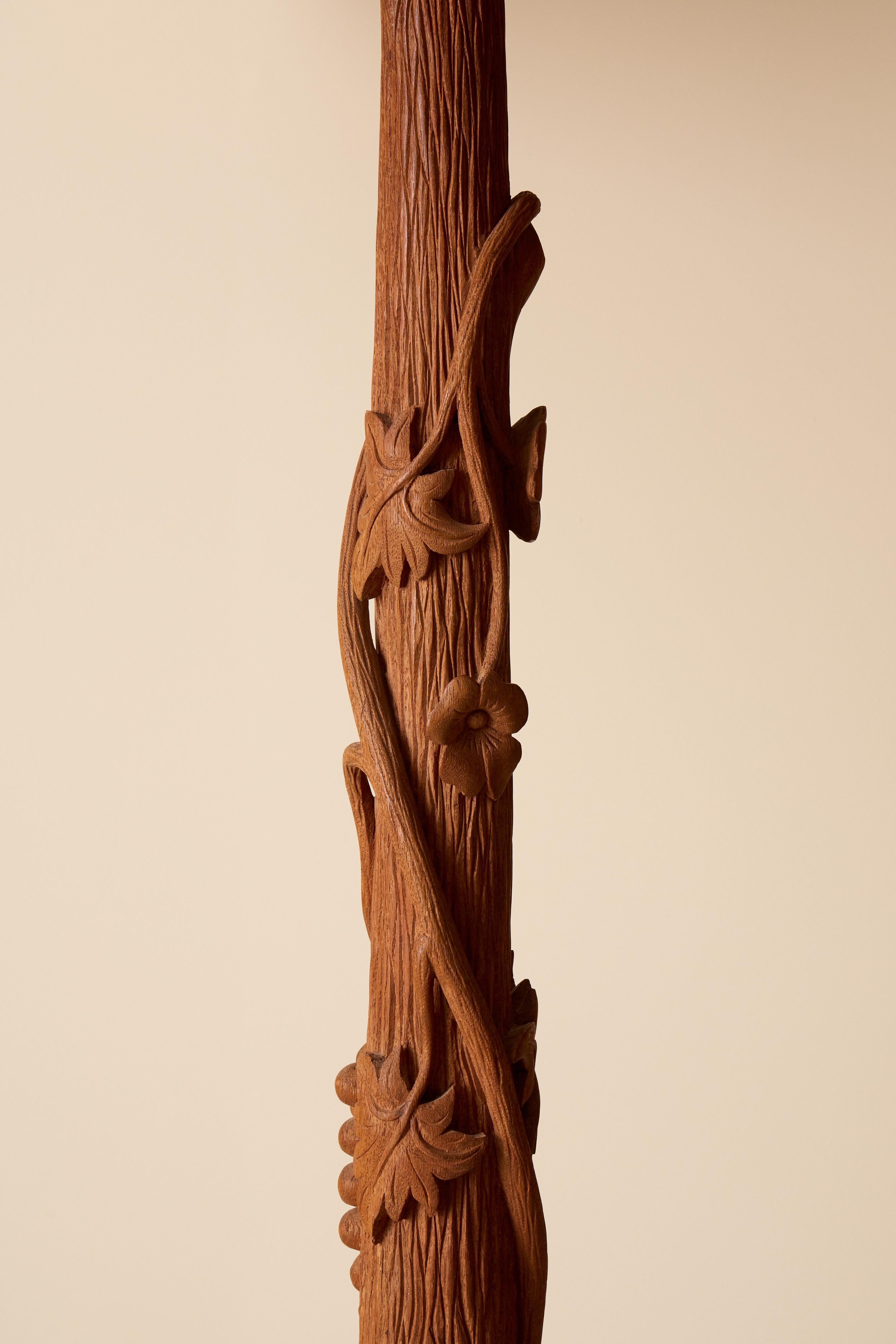 Early 20th Century Exceptional Swedish Floor Lamp, 1930s For Sale