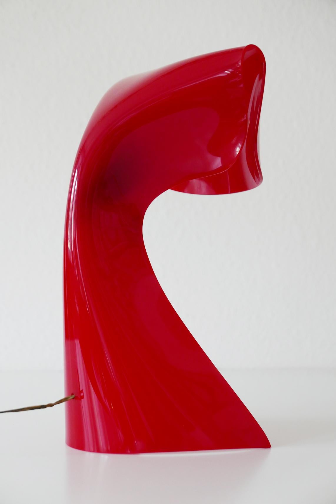 Exceptional Table Lamp by Hanns Hoffmann-Lederer for Heinz Hecht, 1950s, Germany For Sale 4