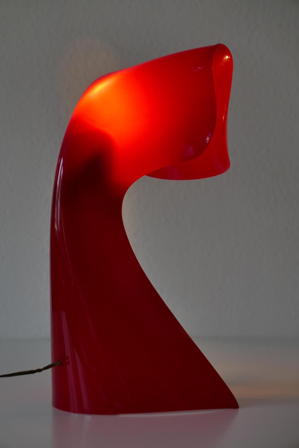 Exceptional Table Lamp by Hanns Hoffmann-Lederer for Heinz Hecht, 1950s, Germany For Sale 5