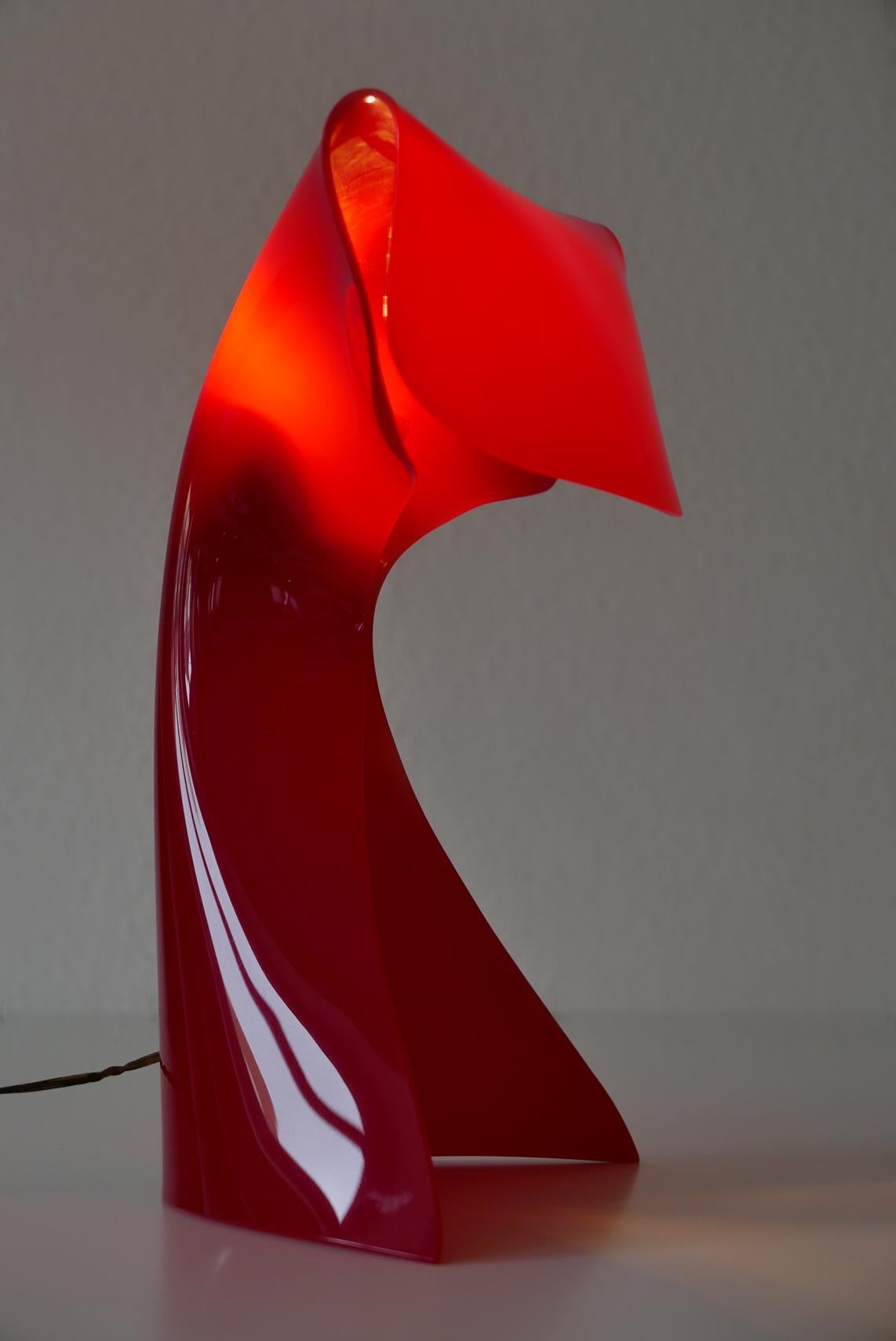Exceptional Table Lamp by Hanns Hoffmann-Lederer for Heinz Hecht, 1950s, Germany For Sale 7