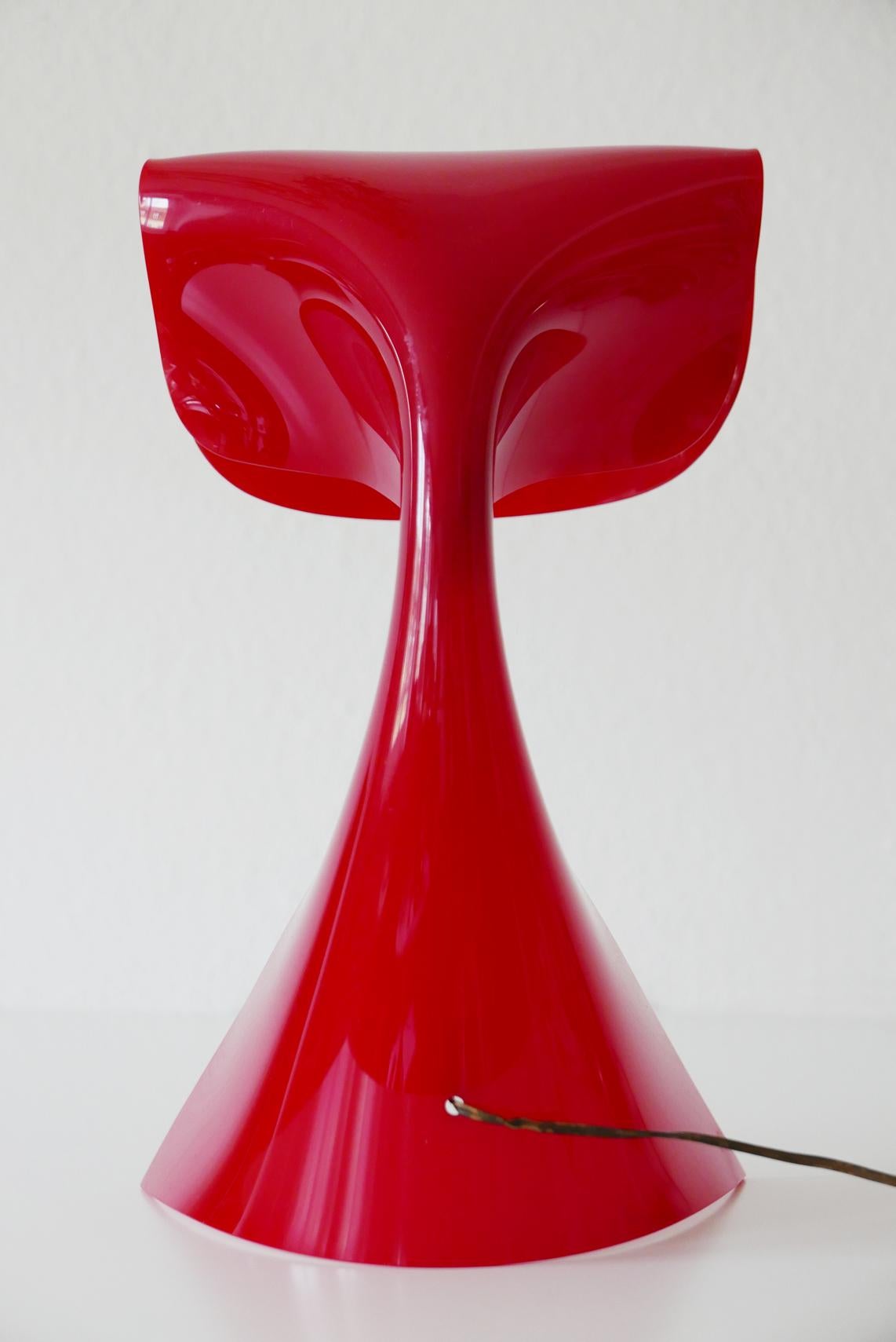 Exceptional Table Lamp by Hanns Hoffmann-Lederer for Heinz Hecht, 1950s, Germany For Sale 8