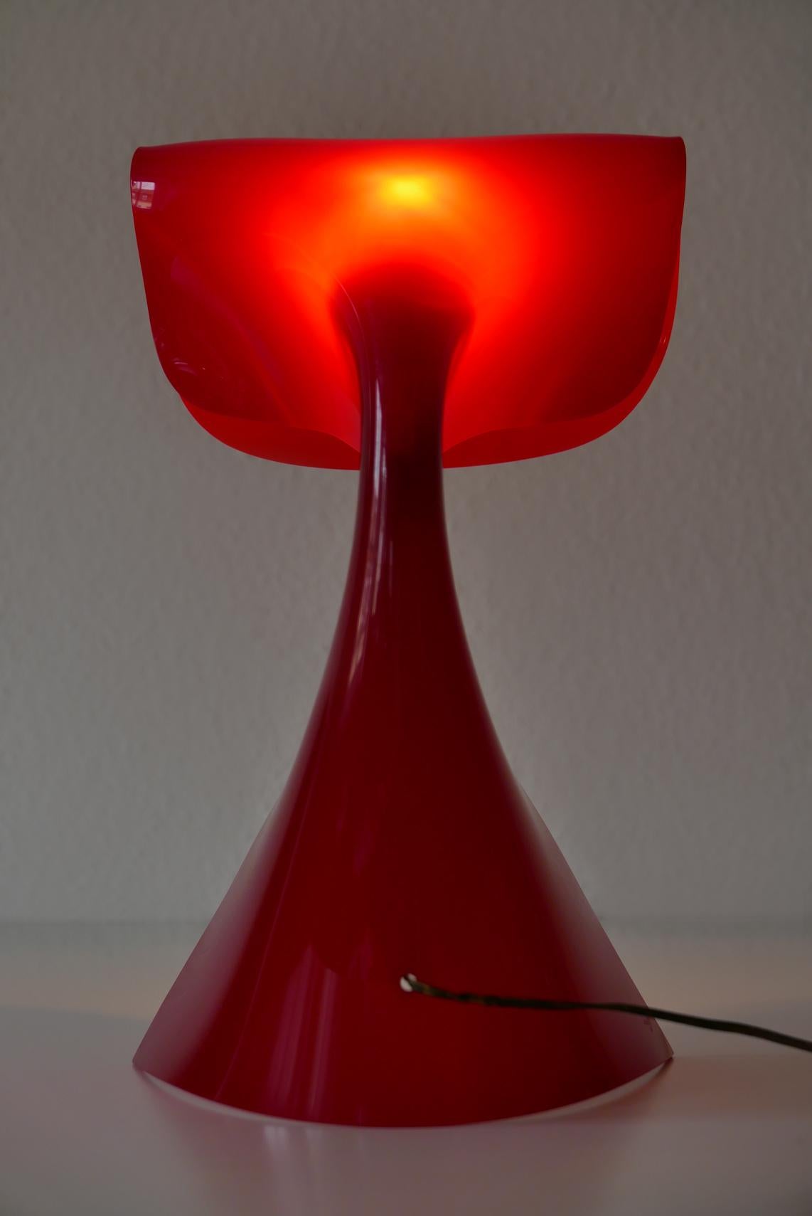 Exceptional Table Lamp by Hanns Hoffmann-Lederer for Heinz Hecht, 1950s, Germany For Sale 9