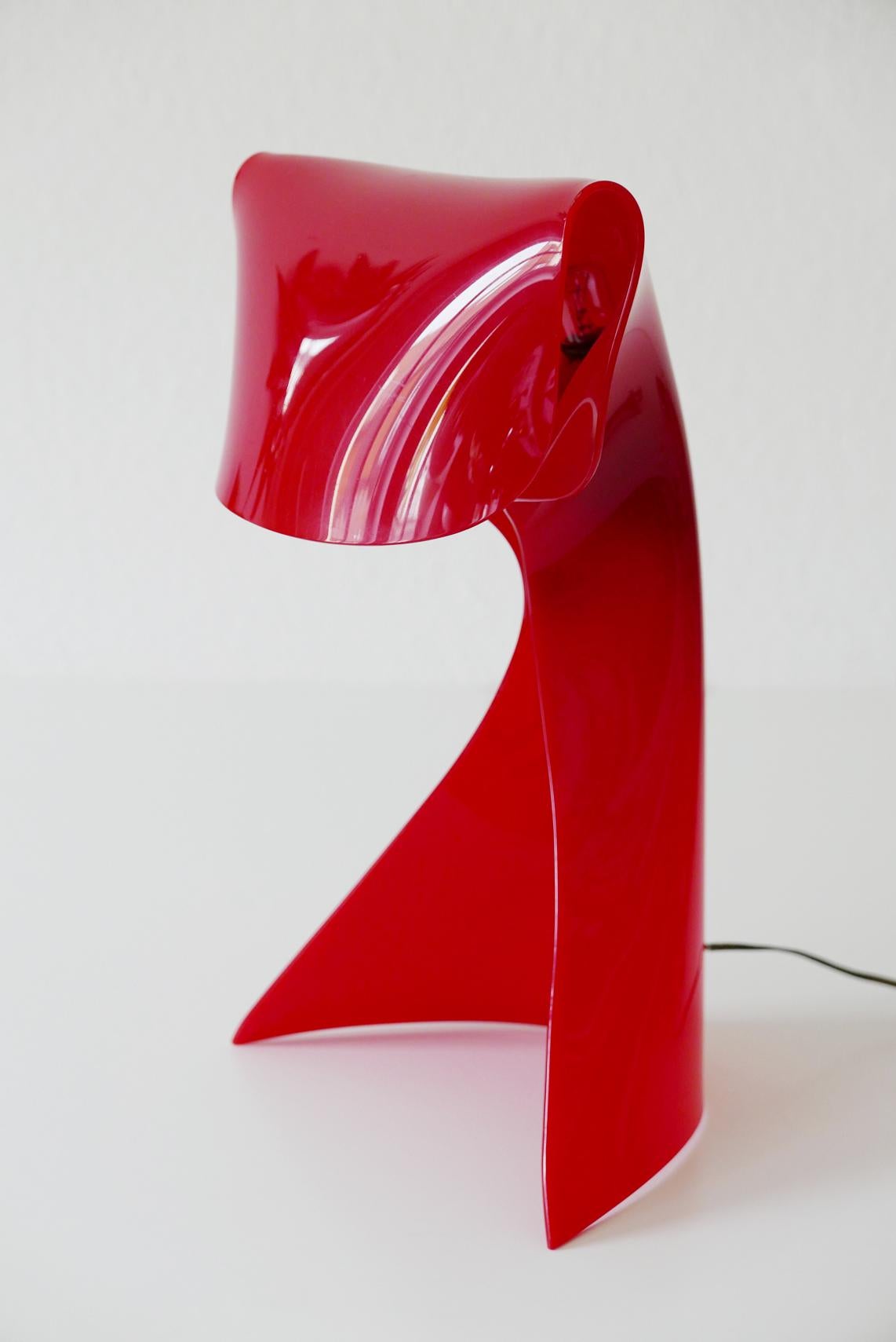 Mid-Century Modern Exceptional Table Lamp by Hanns Hoffmann-Lederer for Heinz Hecht, 1950s, Germany For Sale