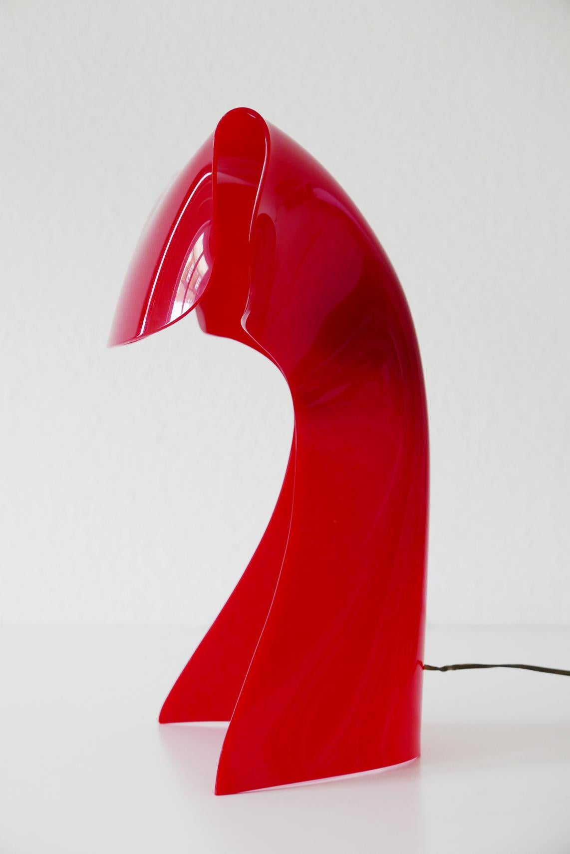 Exceptional Table Lamp by Hanns Hoffmann-Lederer for Heinz Hecht, 1950s, Germany For Sale 1