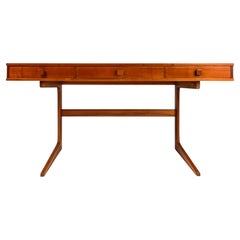 Exceptional Teak Cantilever Executive Desk by Georg Petersens, Denmark, 1960s