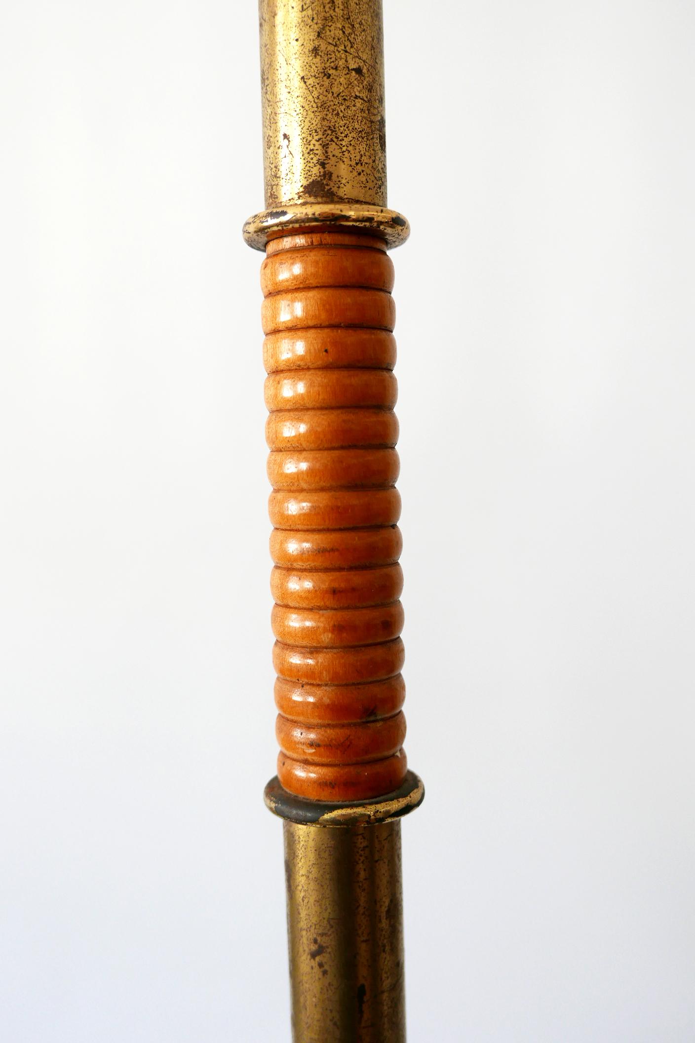 Exceptional Three-Flamed Mid-Century Modern Floor Lamp, 1950s, Germany 5