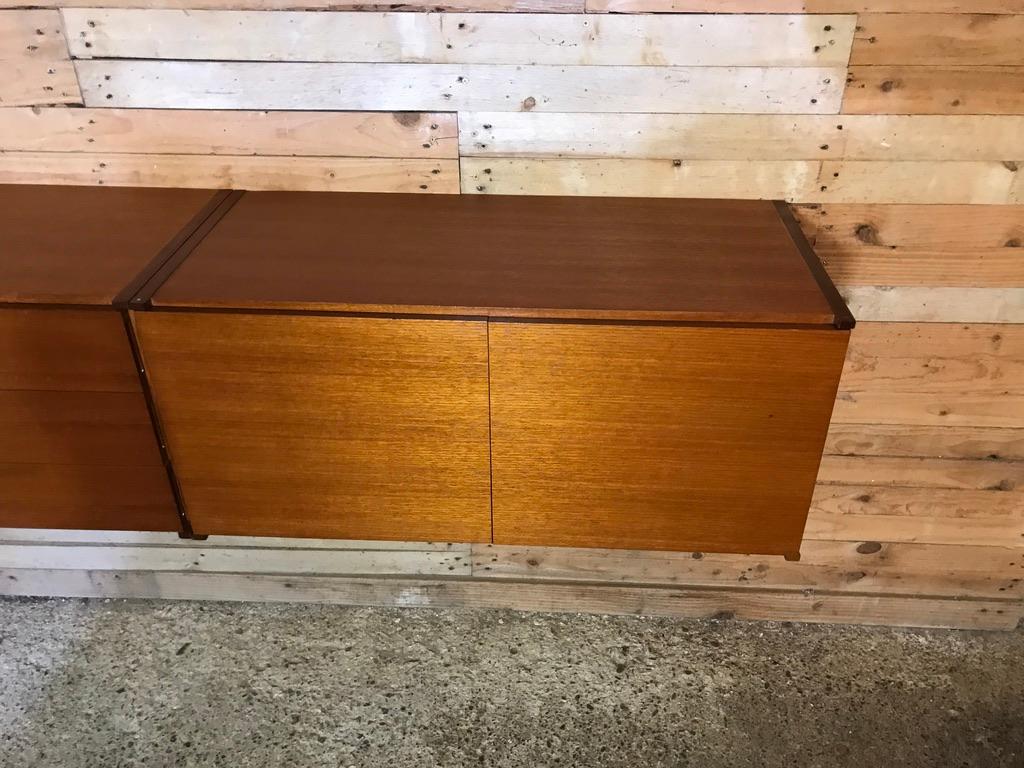 Exceptional Totally Free-Hanging XL Teak 1960 Retro Sideboard / Credenza 4