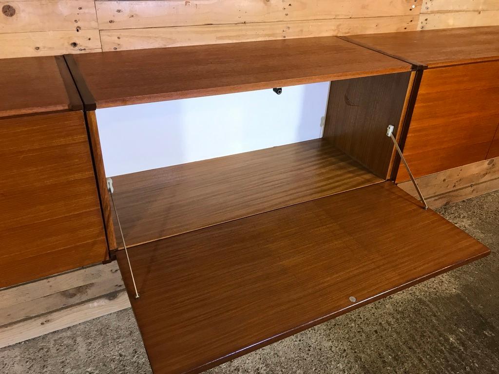 Exceptional Totally Free-Hanging XL Teak 1960 Retro Sideboard / Credenza 8