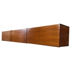 Exceptional Totally Free-Hanging XL Teak 1960 Retro Sideboard / Credenza