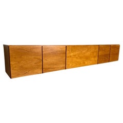 Exceptional Totally Free-Hanging XL Teak 1960 Retro Sideboard / Credenza