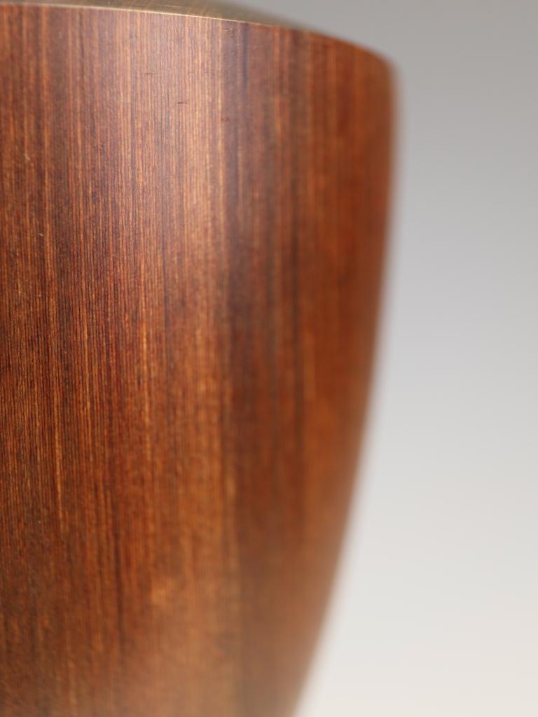 Exceptionnelle lampe de table en noyer tourné, Angleterre, milieu du XXe siècle en vente 9