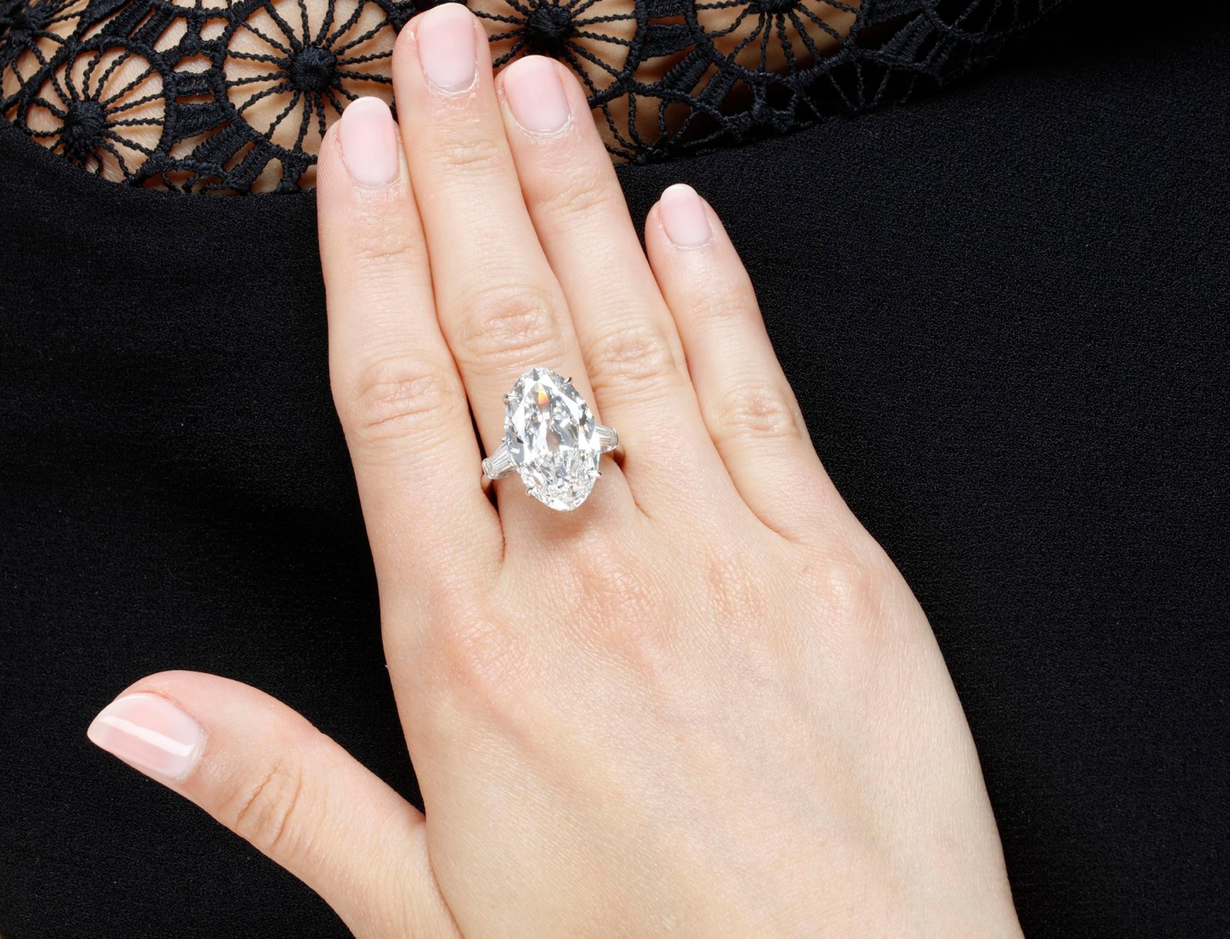 7 carat oval diamond ring price