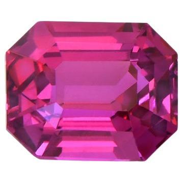 Außergewöhnlicher unbehandelter 1,09 Karat purpurrosa Saphir (Swiss Certified)