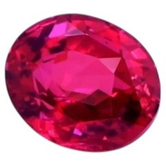 Exceptional Untreated 1.51 carats Vivid Red Ruby - Swiss Certified