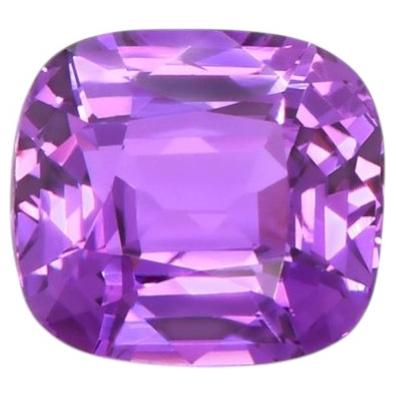 Exceptional 2.22 carats Untreated Purple Sapphire - Swiss Certified For Sale