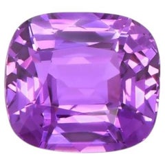 Exceptional Untreated Purple Sapphire - Swiss Certified