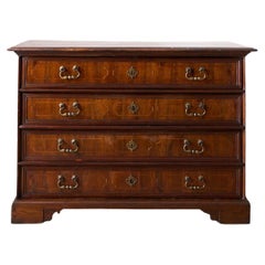 Antique Exceptional very large 18th century Italian walnut chest of drawers