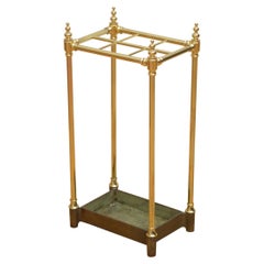 Eccezionale portaombrelli vittoriano in ottone