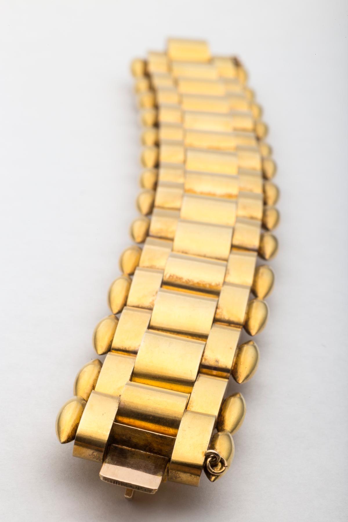 Exceptional Victorian Gold Link Bracelet 1
