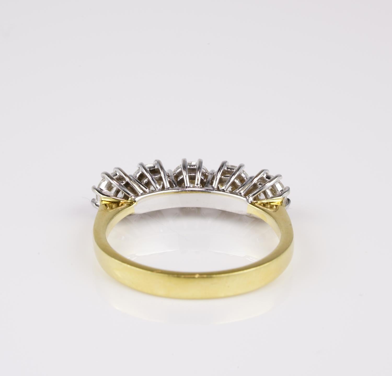  Vintage Five-Stone Diamond Ring Damen