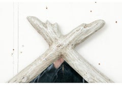 Außergewöhnliche Vintage Metall "Twig" Spiegel im Stil von John Dickinson