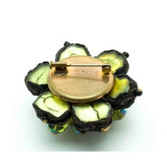 Exceptional Vintage Mirror Brooch attributed to Vautrin, 1960s